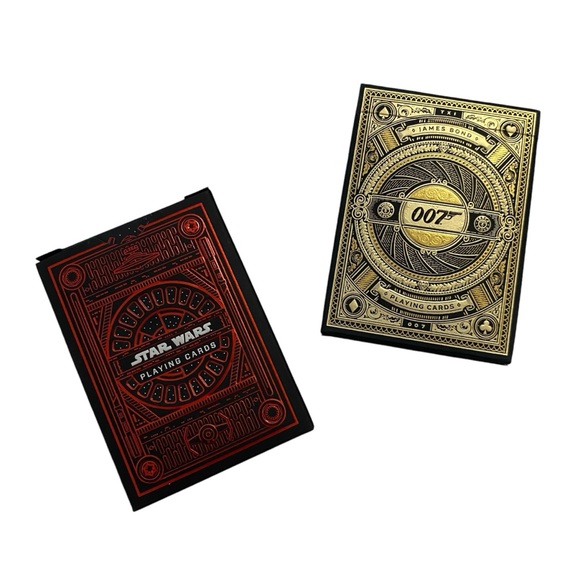 Theory11 Premium Playing Cards Deck Set - 007 James Bond Gold | Star Wars Red - Picture 2 of 15